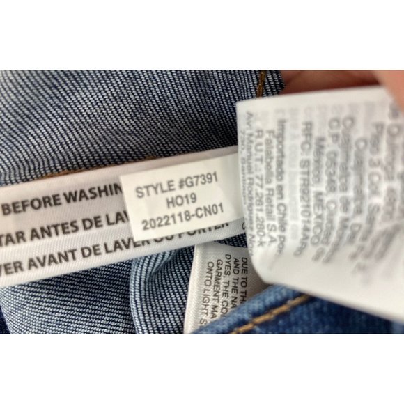 *Madewell 10" High Rise Skinny Jeans In Danny Wash Womens Size 25 Style #G7391 - Picture 9 of 11